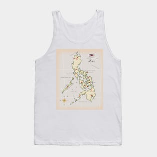 Illustrated map of Luzon Tank Top